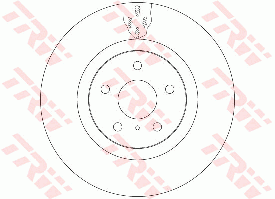 TRW DF6480 Bremsscheibe