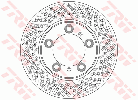 TRW DF6483S Bremsscheibe