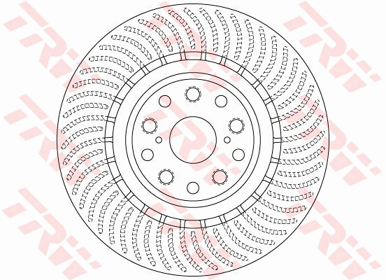 TRW DF6489S Discofreno-Discofreno-Ricambi Euro