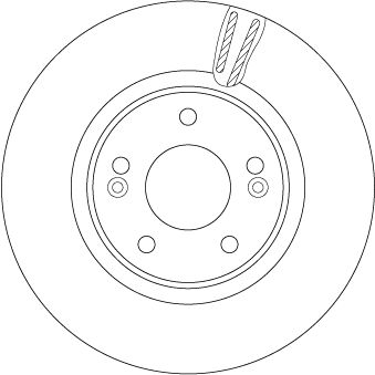 TRW DF6497S Disc frana