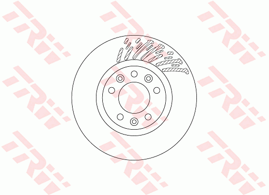 TRW DF6657 Bremsscheibe