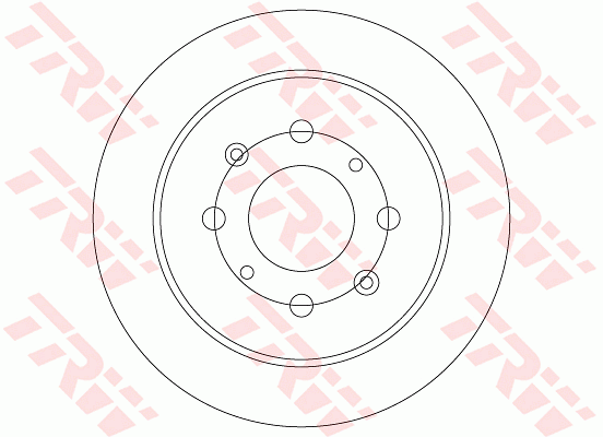 TRW DF6673 Bremsscheibe