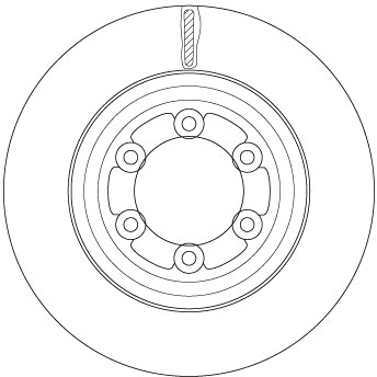 TRW DF6736S Disc frana