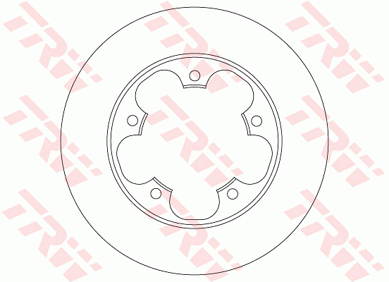 TRW DF6748 Bremsscheibe