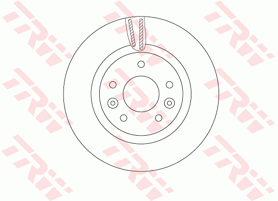 TRW DF6786 Bremsscheibe