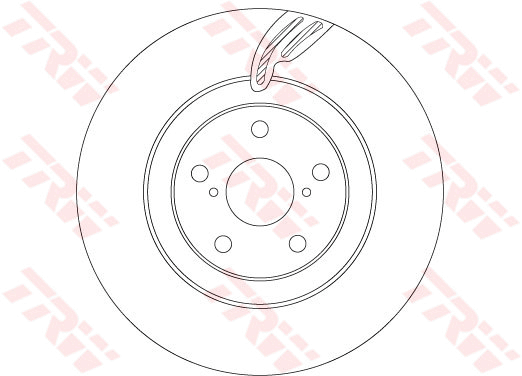 TRW DF6792S Bremsscheibe