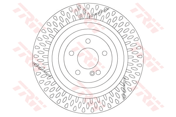 TRW DF6822S Bremsscheibe