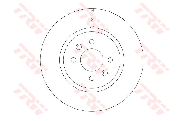 TRW DF6842 Bremsscheibe