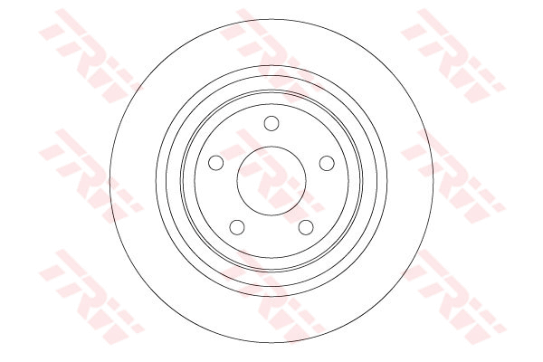 TRW DF6872 Bremsscheibe