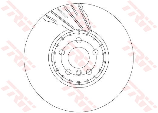 TRW DF6891S Bremsscheibe