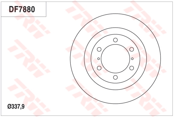 TRW DF7880S Disc frana