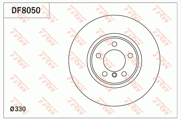 TRW DF8050 спирачен диск