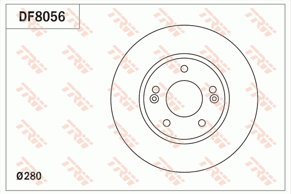 TRW DF8056 Disc frana