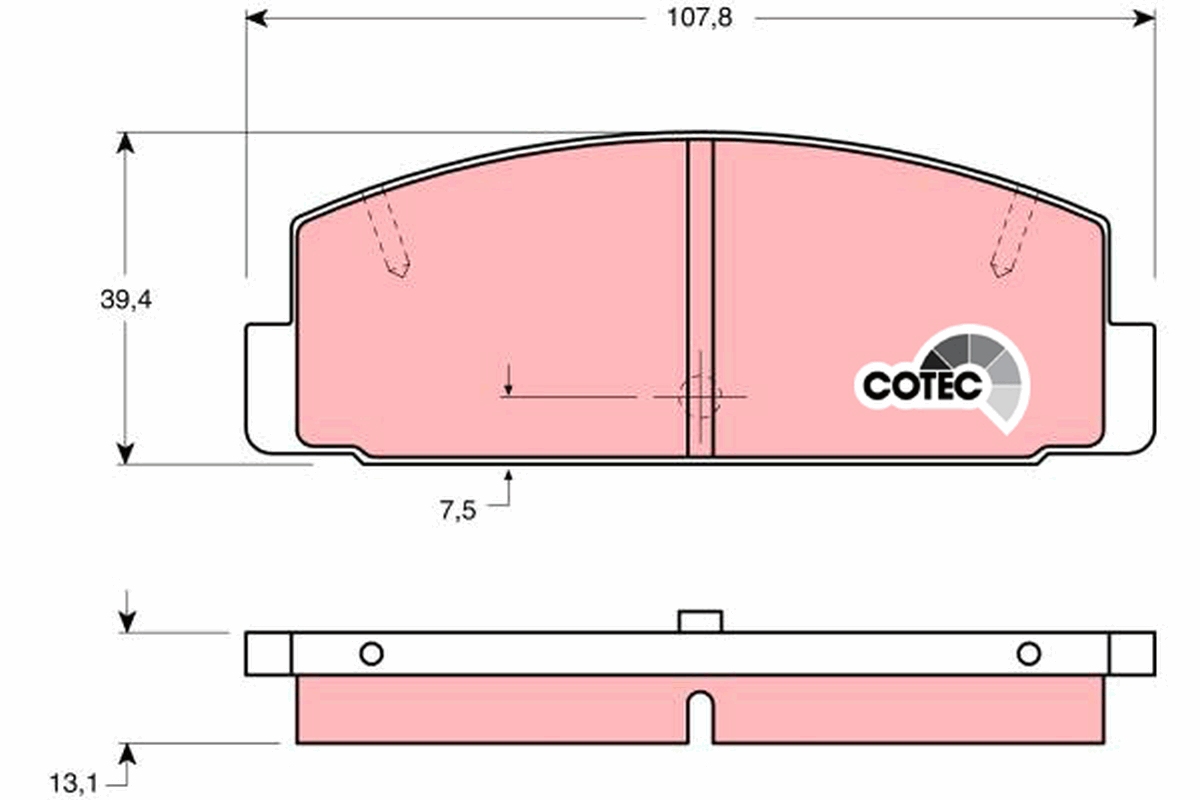 TRW GDB1027 COTEC комплект...