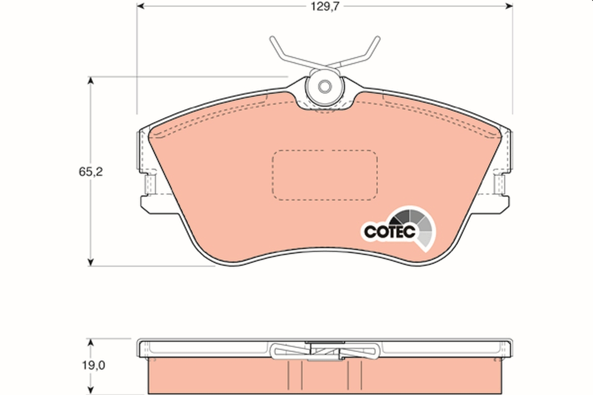 TRW GDB1092 COTEC комплект...