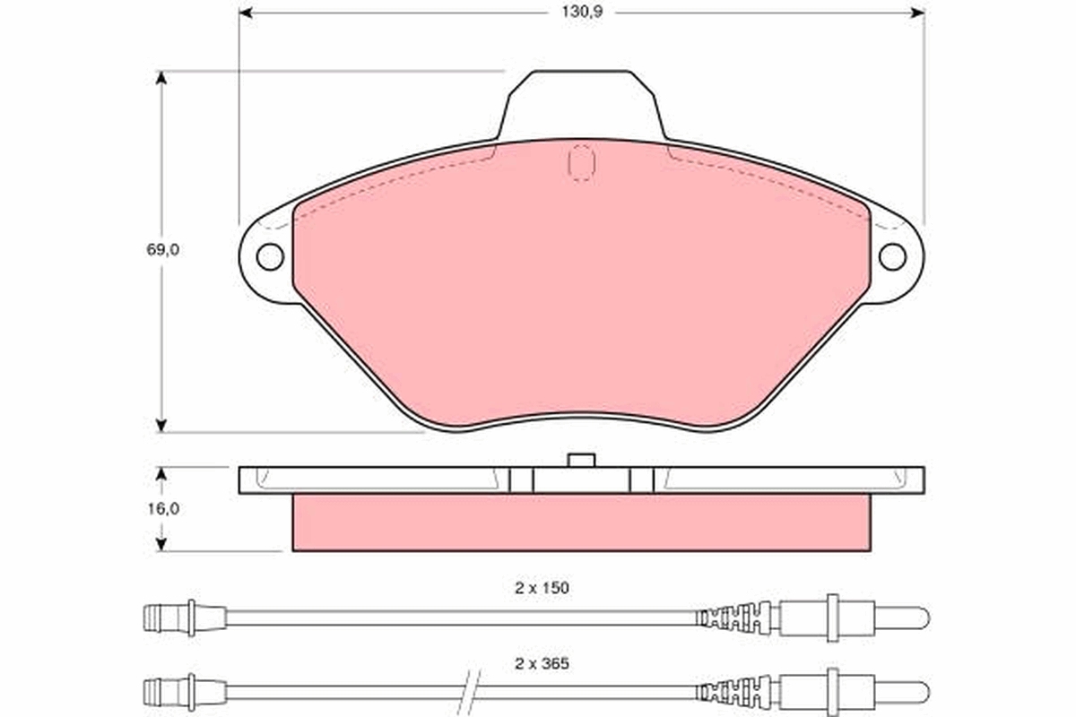 TRW GDB1102 комплект...