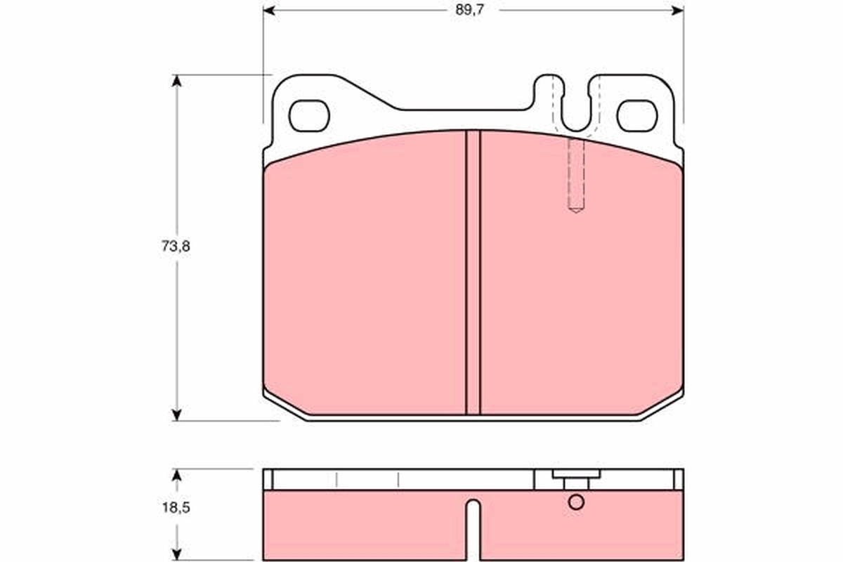 TRW GDB1103 set placute...