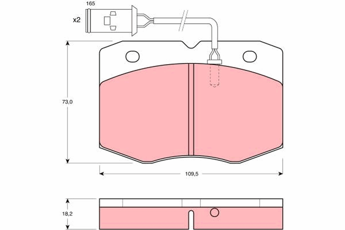 TRW GDB1111 комплект...