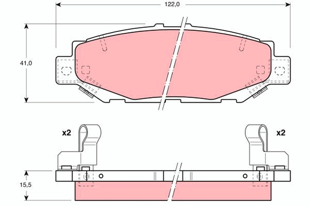 TRW GDB1185 комплект...