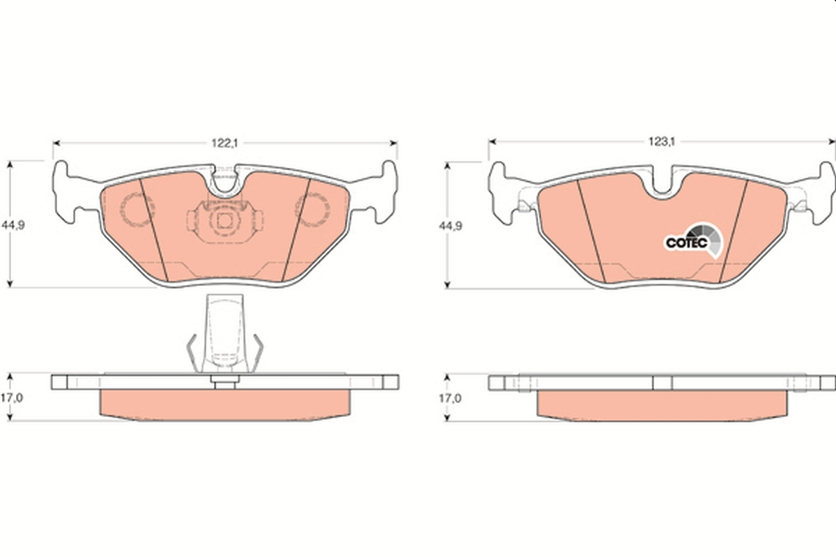 TRW GDB1265 COTEC set...