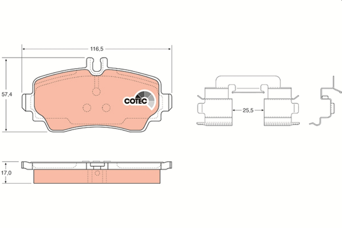 TRW GDB1293 COTEC set...