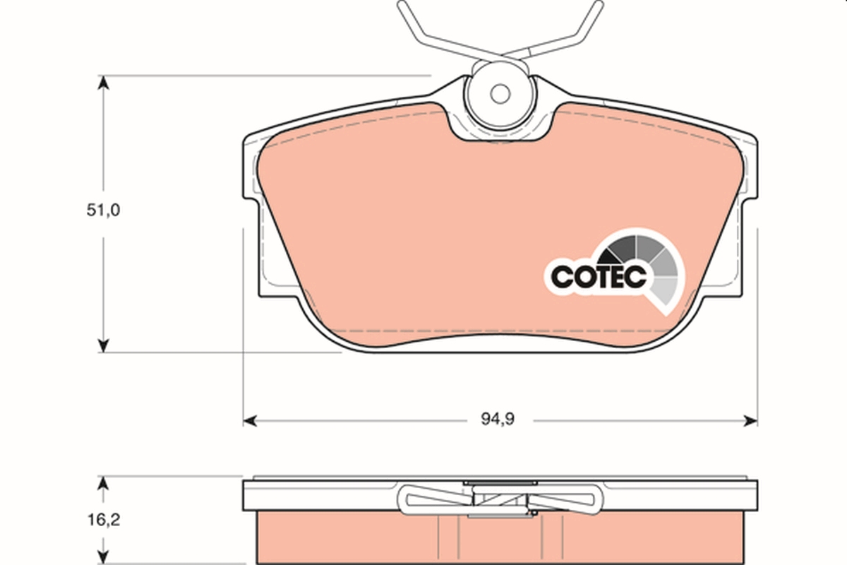 TRW GDB1325 COTEC set...