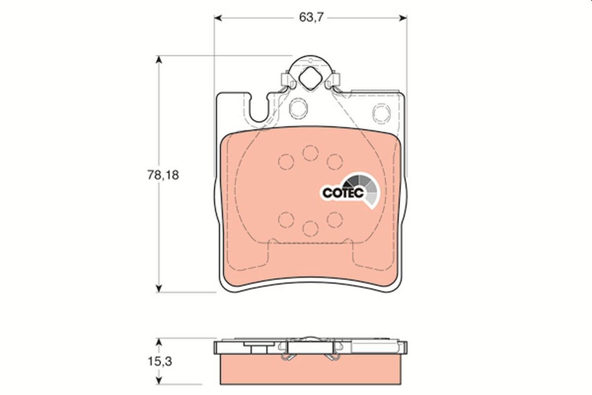 TRW GDB1334 COTEC Kit...