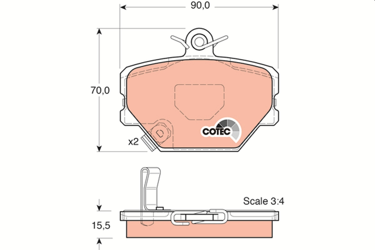 TRW GDB1365 COTEC set...