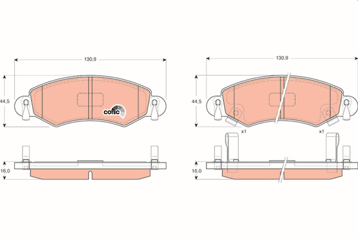 TRW GDB1420 COTEC set...