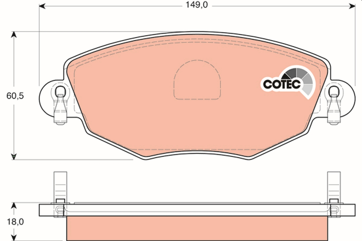 TRW GDB1434 COTEC Kit...