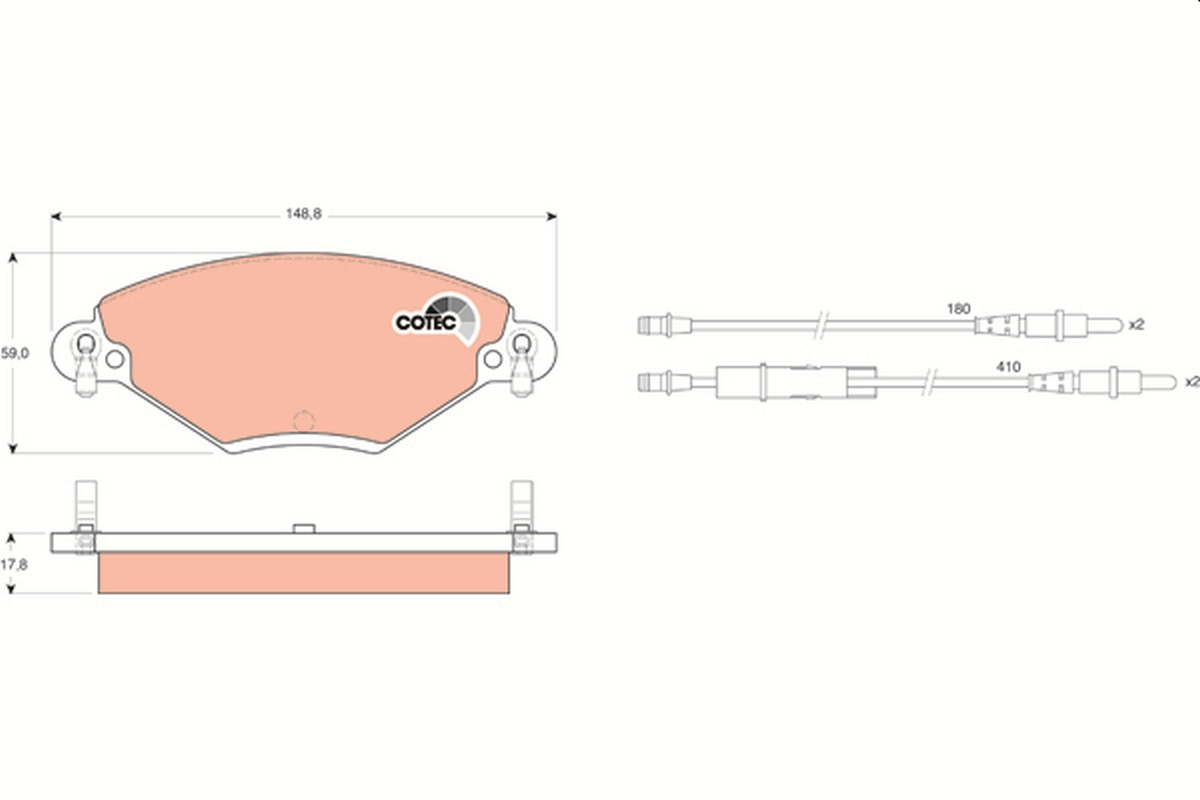 TRW GDB1448 COTEC set...