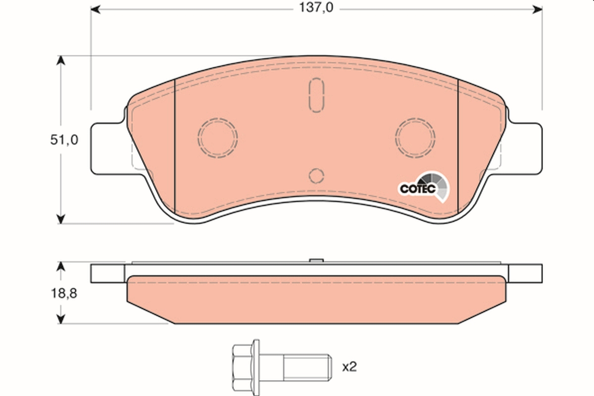 TRW GDB1463 COTEC set...