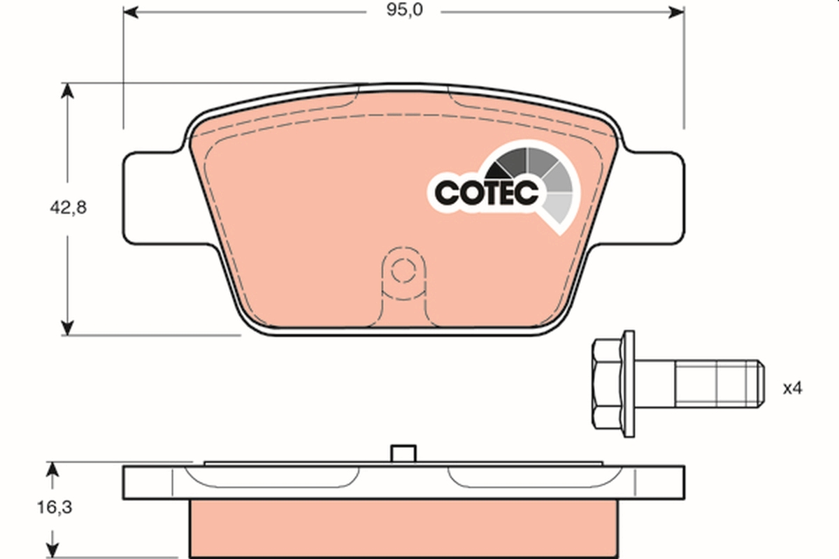 TRW GDB1485 COTEC Kit...