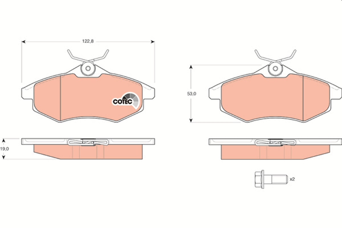 TRW GDB1495 COTEC set...