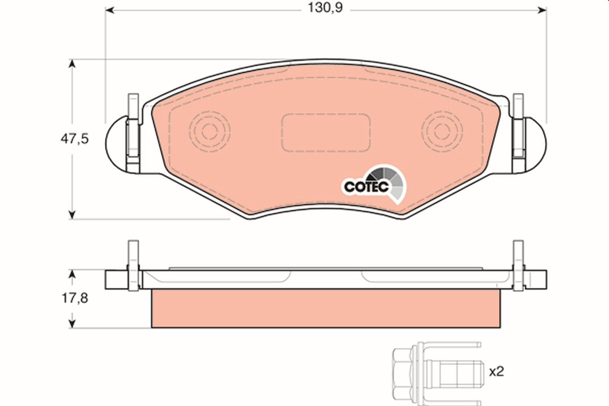 TRW GDB1500 COTEC Kit...