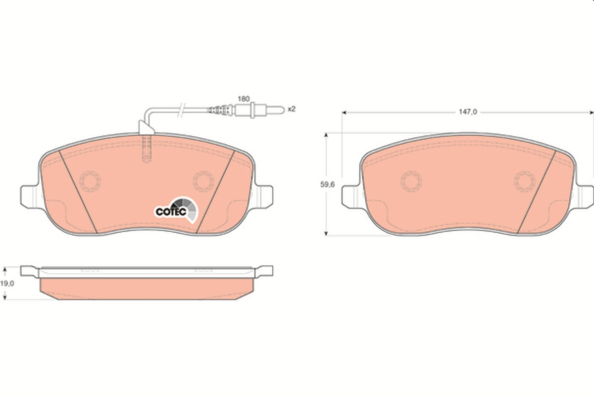 TRW GDB1503 COTEC Kit...