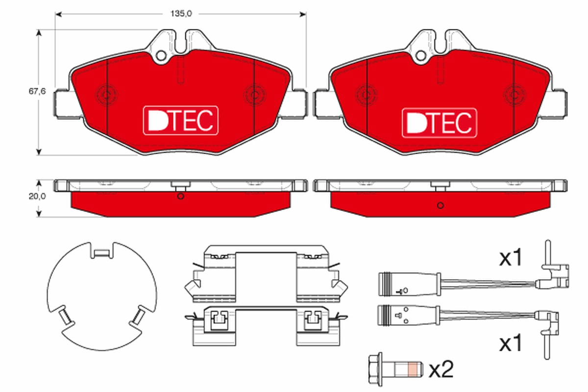 TRW GDB1542DTE DTEC COTEC...