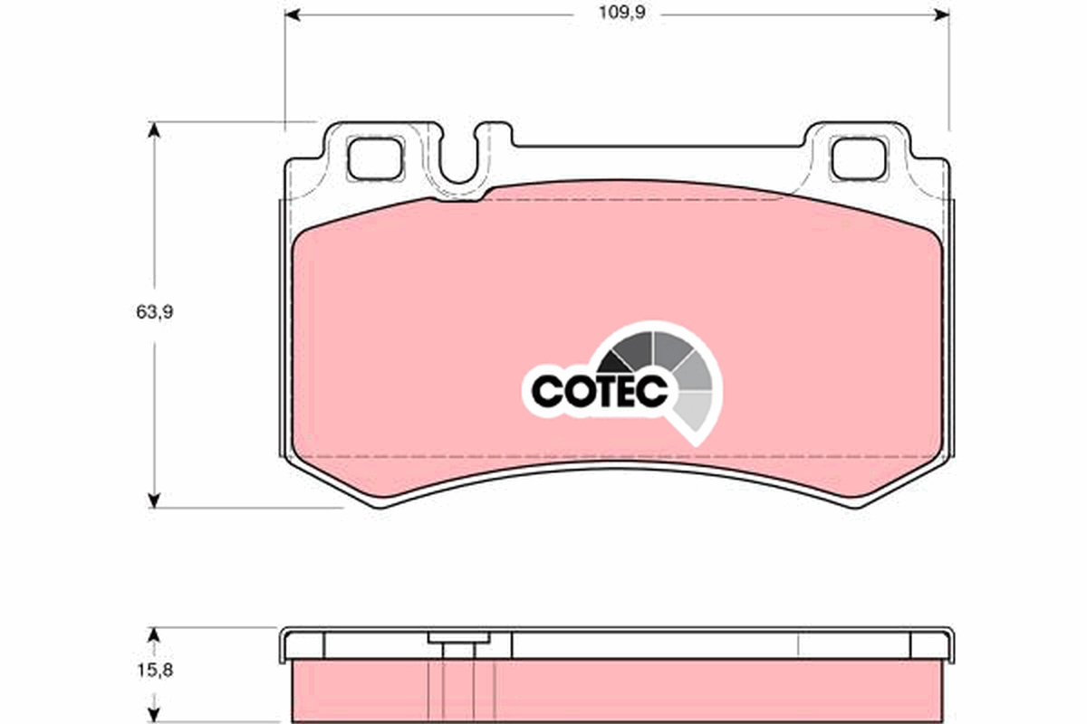 TRW GDB1544 COTEC комплект...