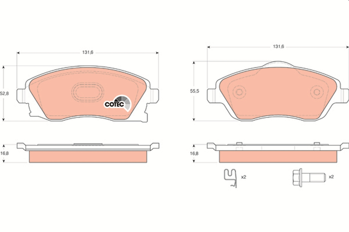 TRW GDB1570 COTEC set...