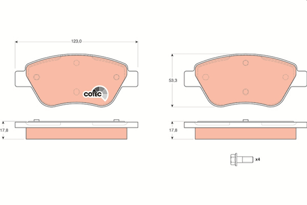 TRW GDB1579 COTEC set...