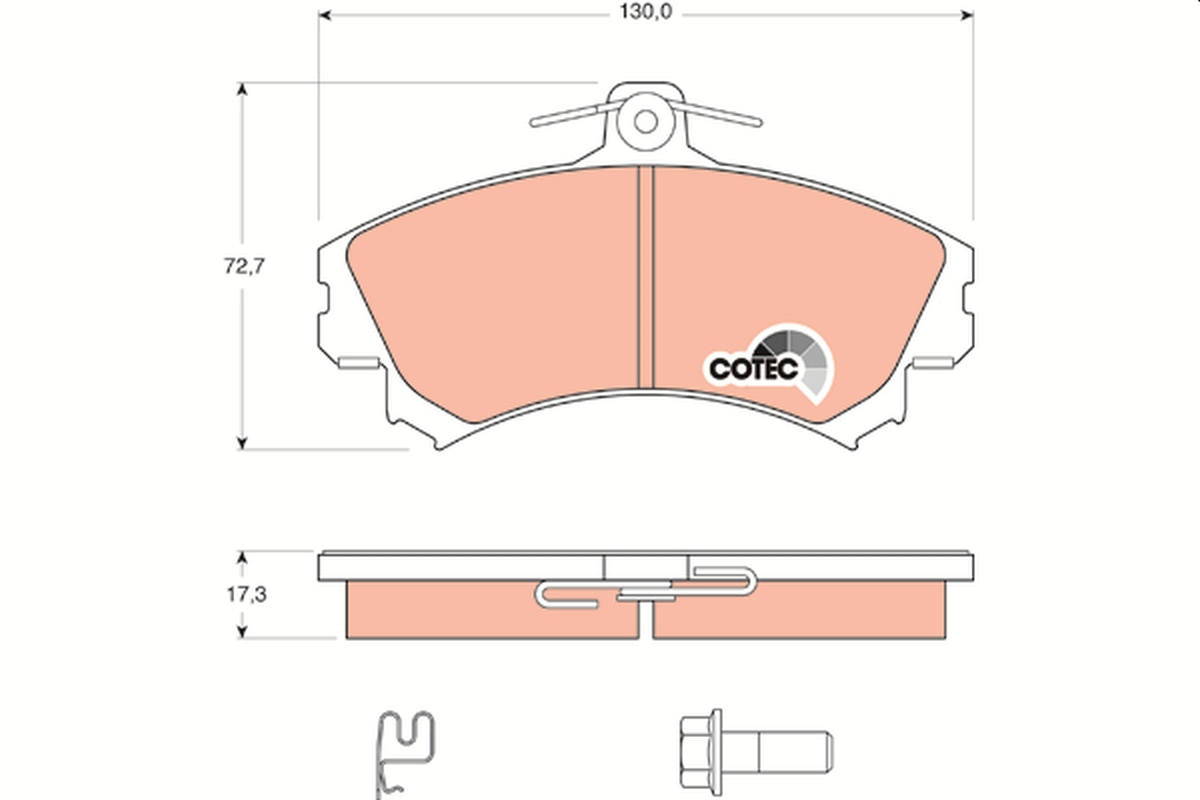 TRW GDB1584 COTEC set...