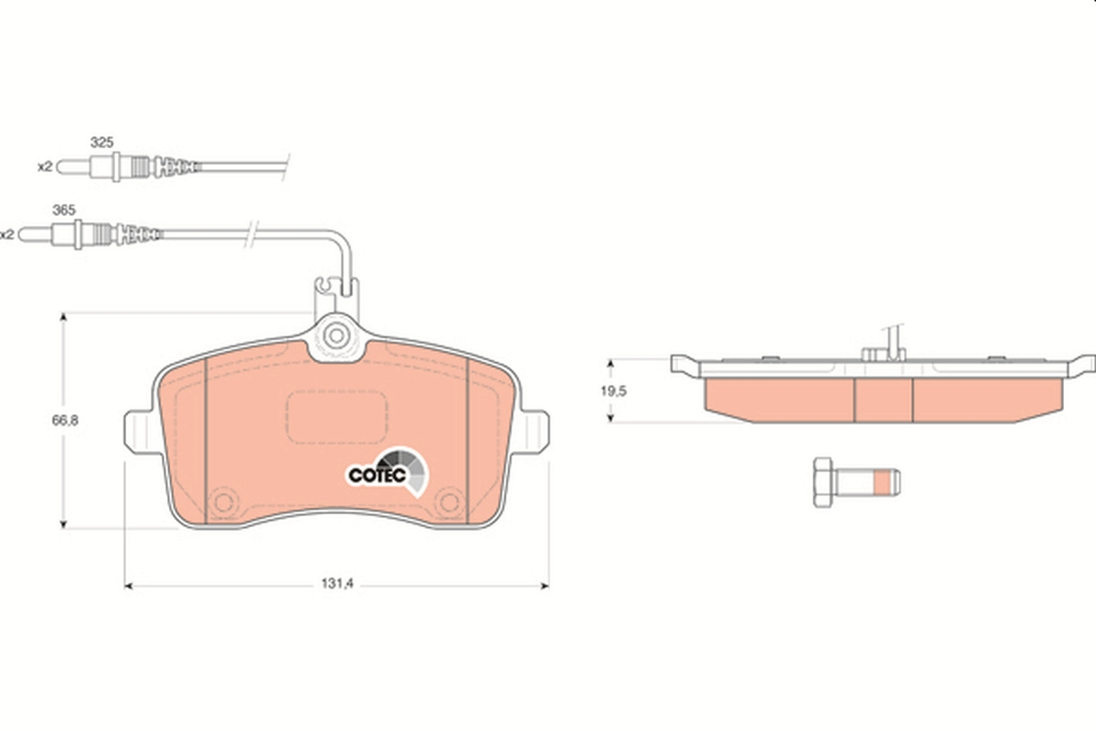 TRW GDB1594 COTEC set...