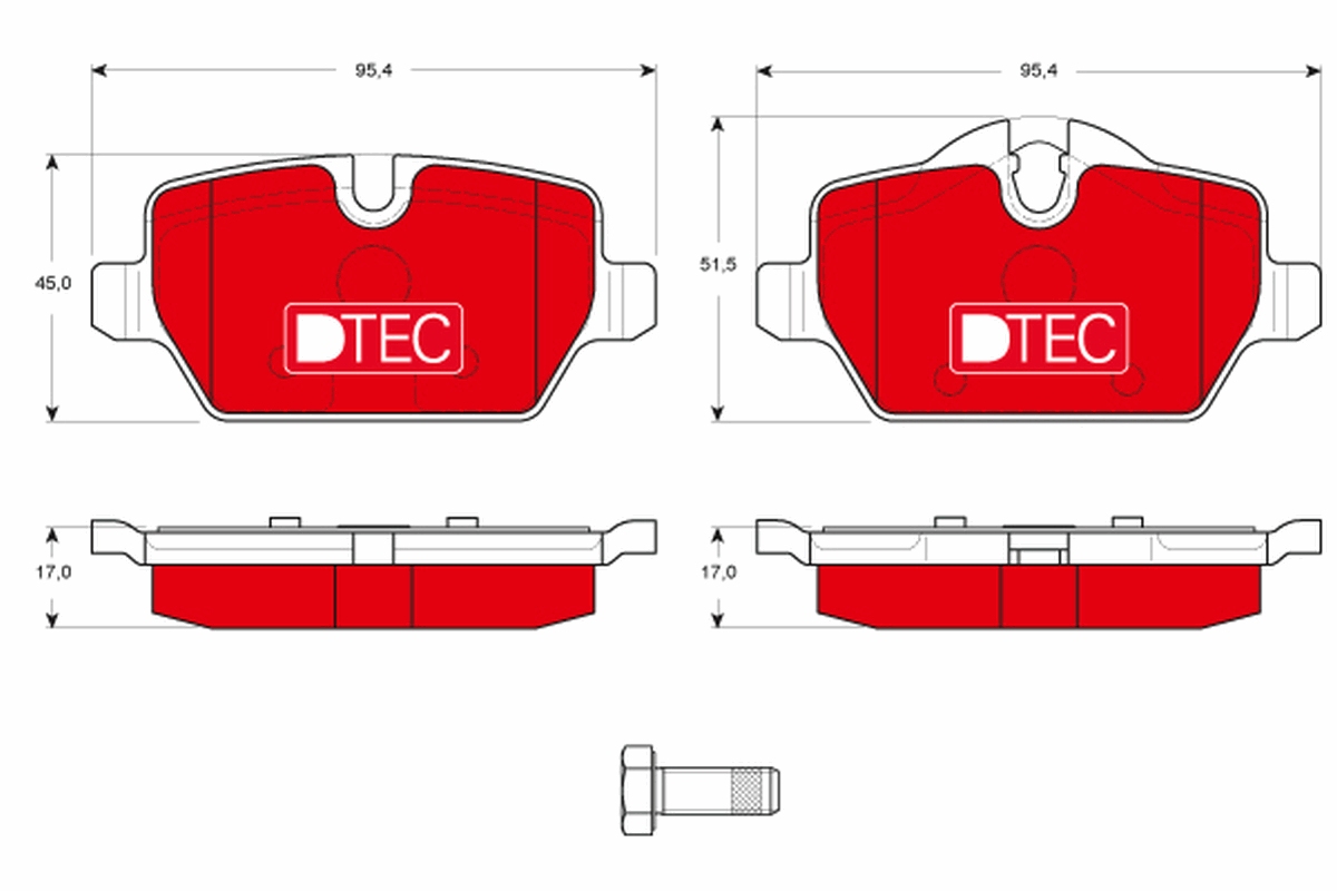 TRW GDB1612DTE DTEC COTEC...