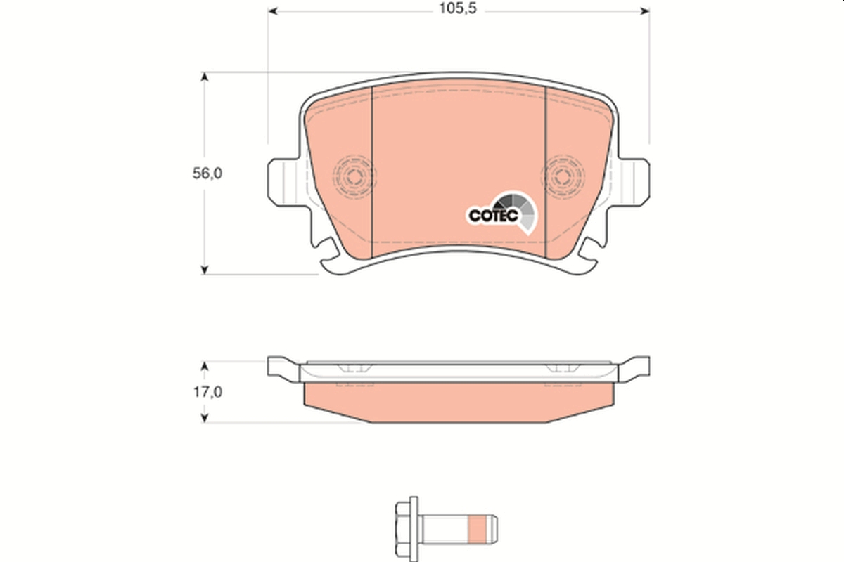 TRW GDB1622 COTEC set...