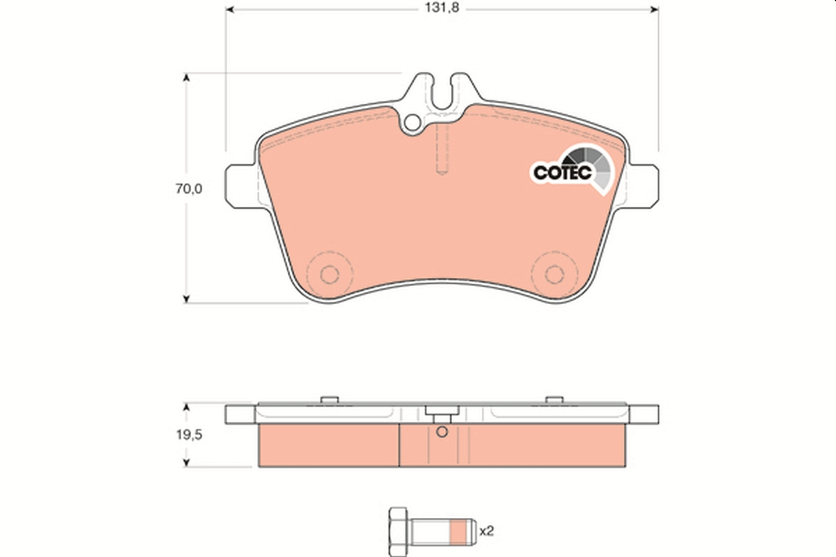 TRW GDB1628 COTEC Kit...