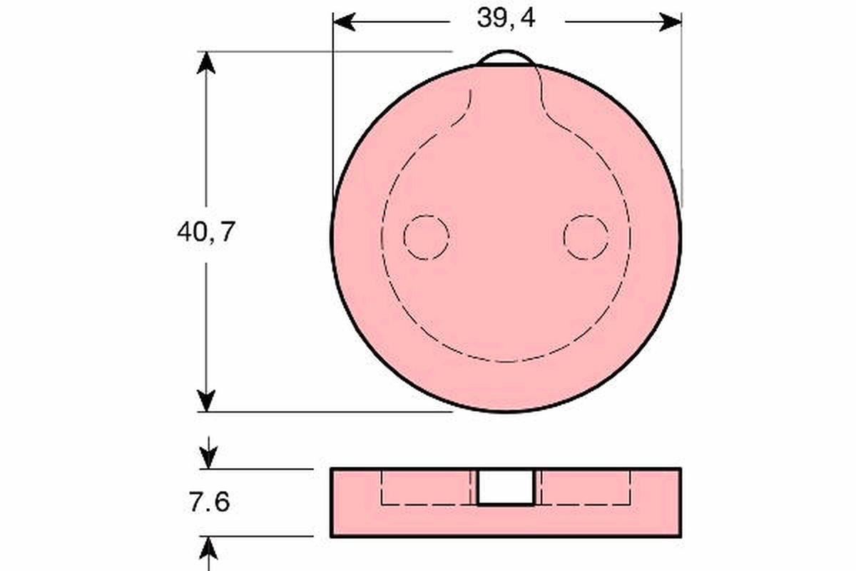 TRW GDB166 Kit pastiglie...