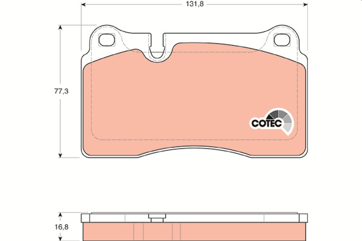 TRW GDB1670 COTEC комплект...