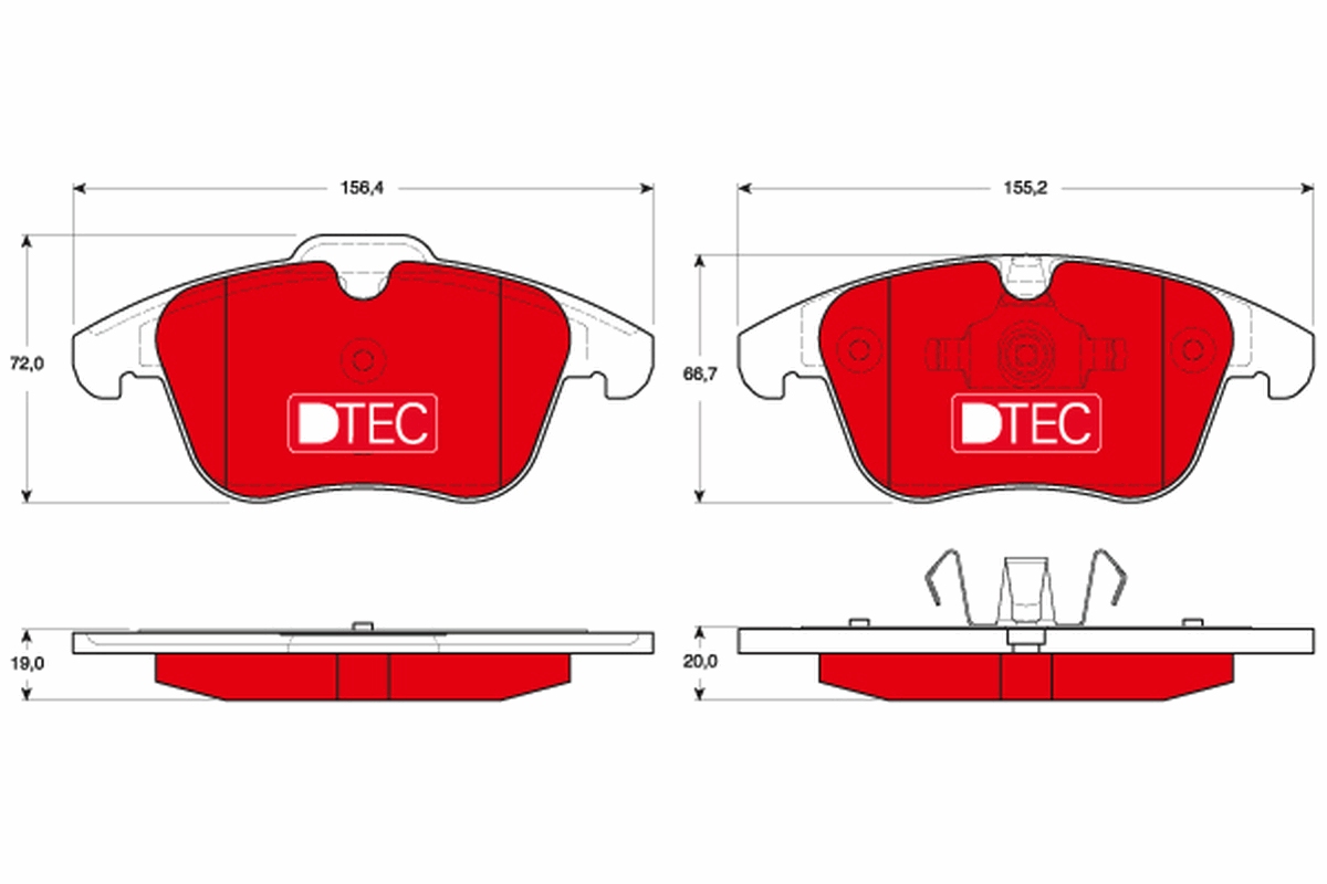 TRW GDB1683DTE DTEC COTEC...