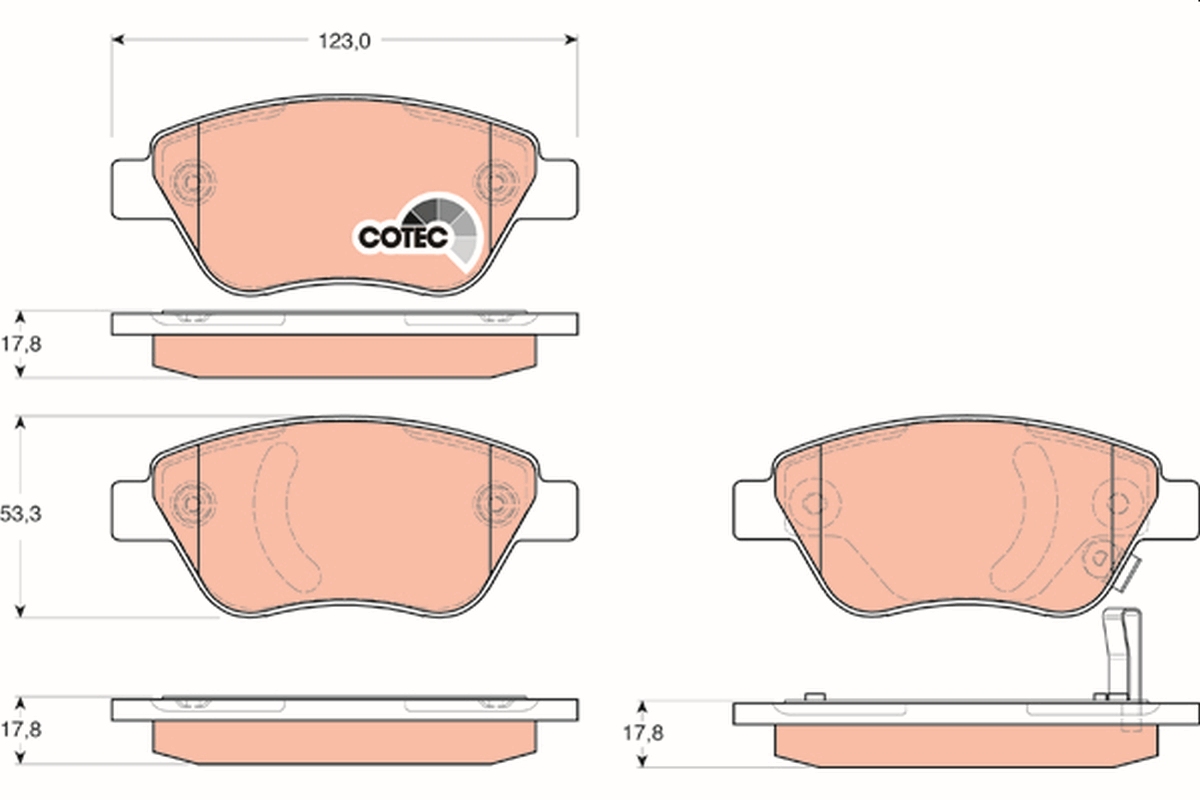 TRW GDB1700 COTEC set...