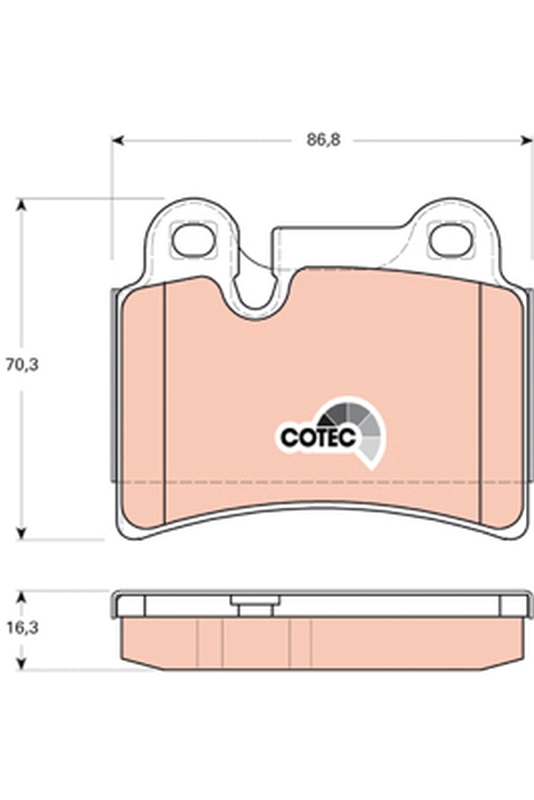 TRW GDB1722 COTEC set...